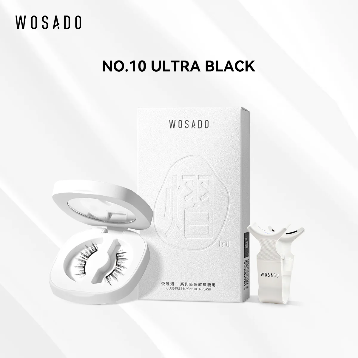 Wosado Magnetic Eyelashes No.10 Ultra Black