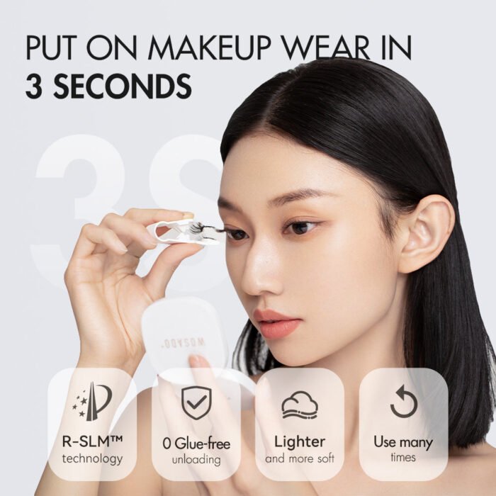 Wosado Magnetic Eyelashes No.1 Silky Black - Image 9