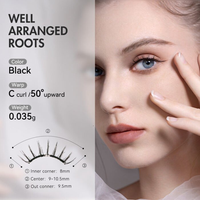 Wosado Magnetic Eyelashes No.11 Gem Black - Image 12
