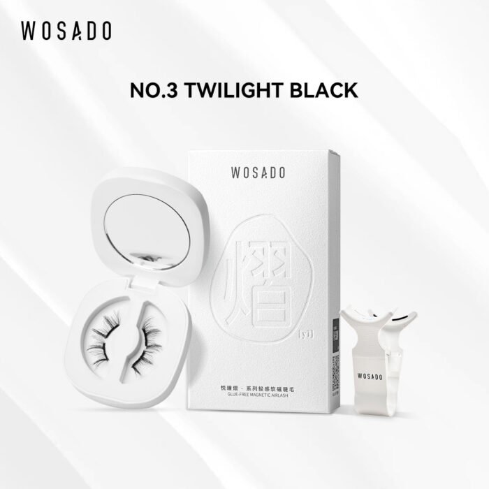Wosado Magnetic Eyelashes No.3 Twilight Black