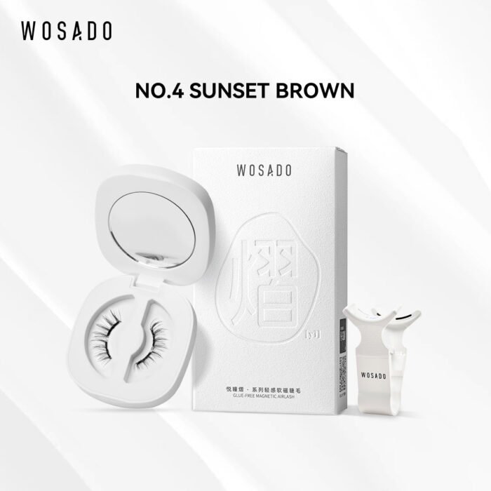Wosado Magnetic Eyelashes No.4 Sunset Brown