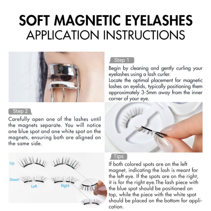 Wosado Magnetic Eyelashes No.9 Plume Black - Image 5