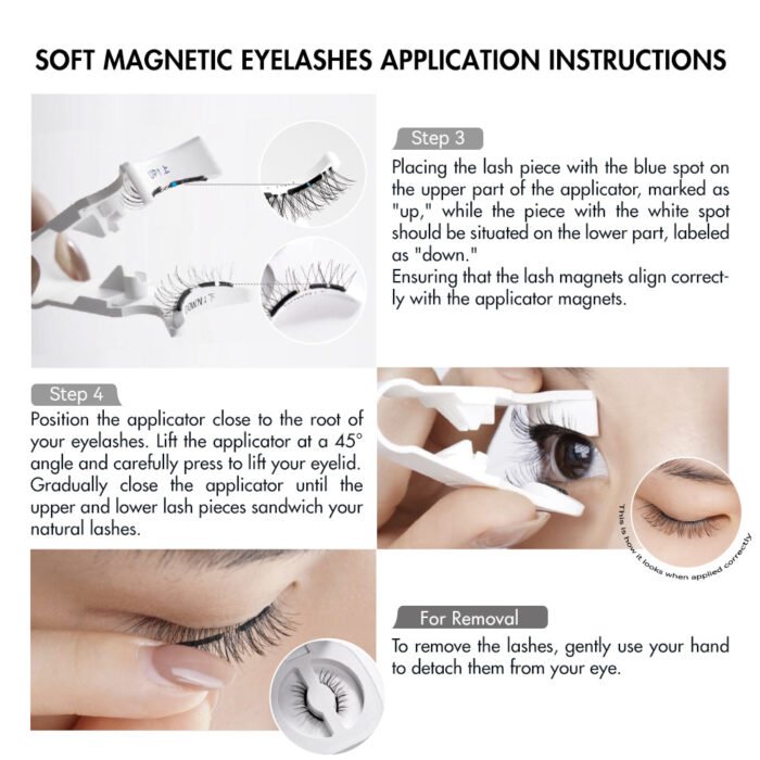 Wosado Magnetic Eyelashes No.9 Plume Black - Image 11