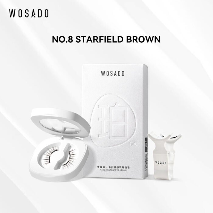Wosado Magnetic Eyelashes No.8 Starfield Brown