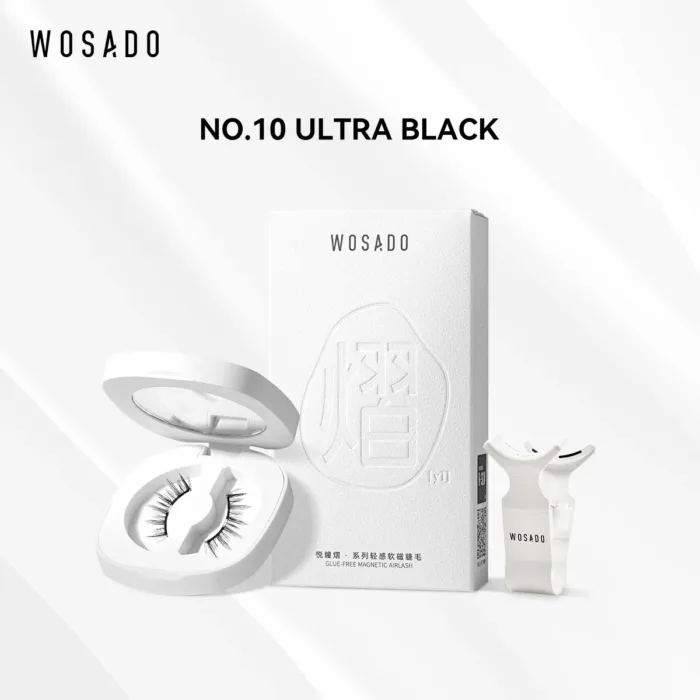 Wosado Magnetic Eyelashes No.10 Ultra Black