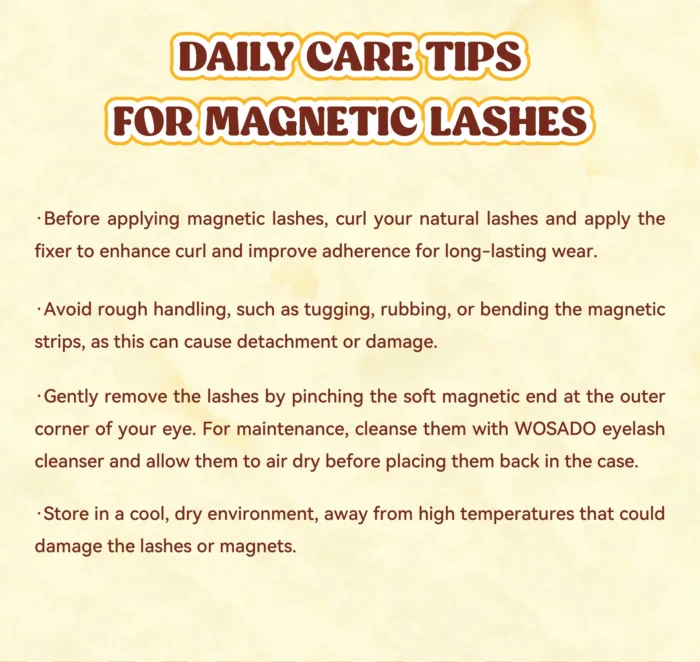 Wosado Magnetic Eyelashes No.18 Velvet Black Butter Bear Upgraded All-in-One Box - Image 10