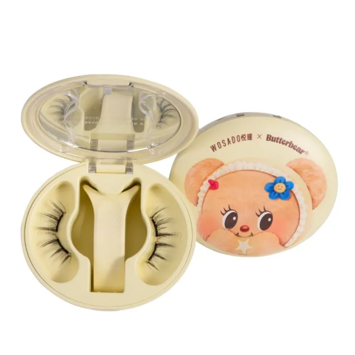 Wosado Magnetic Eyelashes No.14 Frost Black Butter Bear – Upgraded All-in-One Box - Image 9
