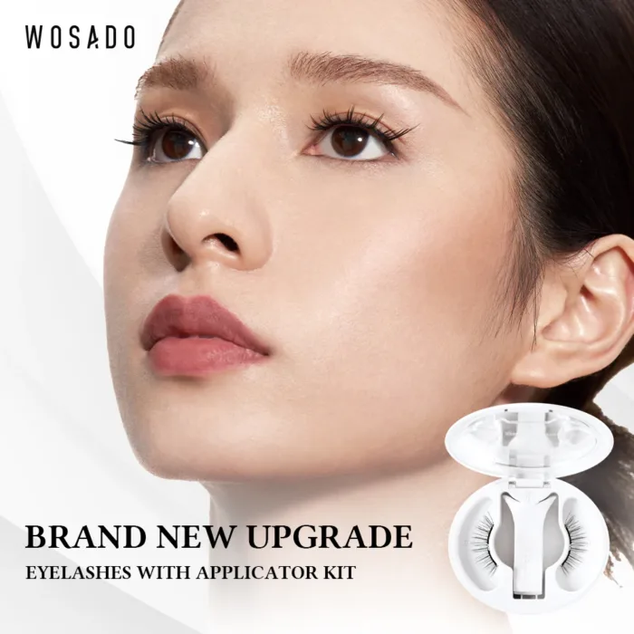 Wosado Magnetic Eyelashes No.14 Frost Black Upgraded All-in-One Box - Image 8