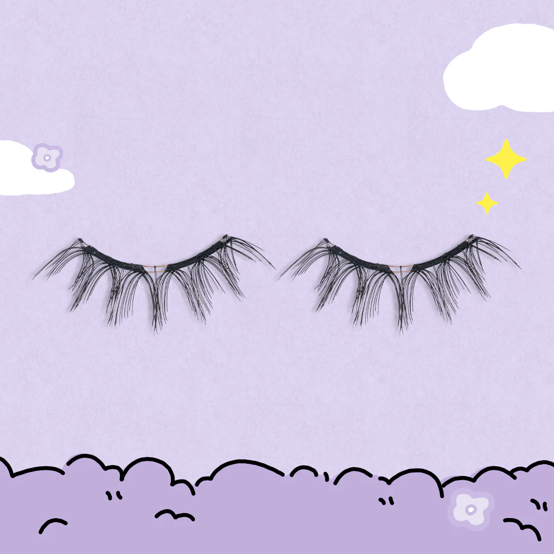 Wosado Magnetic Eyelashes No.12 Iris Black Bearisbug Upgraded All-in-One Box